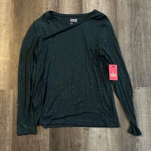 Celebrate Together Black Long Sleeve Top